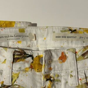 Anthropologie High-Rise Bootcut Jeans - Multicolor